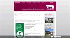 Desktop Screenshot of kim-immobilien.net