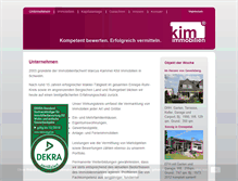 Tablet Screenshot of kim-immobilien.net